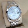 Rolex 228206 Day-Date Ice Blue Roman 40mm 2021 Box & Papers MINT - 3