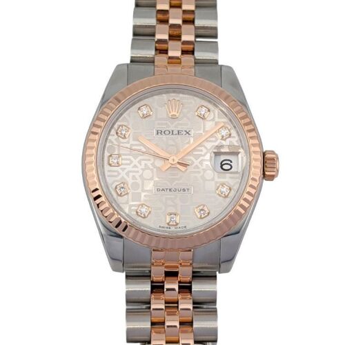 Rolex 178271 Datejust Rose Gold Diamond Jubilee Dial 31mm 2010