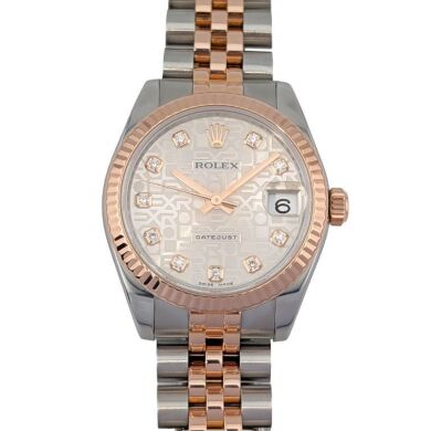 Rolex 178271 Datejust Rose Gold Diamond Jubilee Dial 31mm 2010