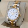 Rolex 14233 Oyster Perpetual White Roman 34mm 1995 Box & Papers - 4