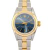 Rolex 67183 Oyster Perpetual Lady Sunburst Blue Dial 26mm 1990
