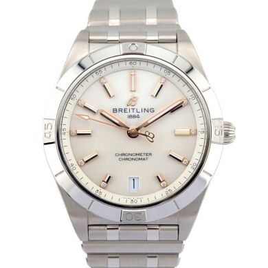 Breitling A10380 Chronomat Automatic White Diamond 36mm 2025 Box & Papers MINT