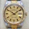 Rolex Datejust 36 Linen 18K Yellow Gold Ref 16013 1983 - 3