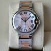 Cartier Ballon Bleu 36 Steel Rose Gold Mother of Pearl - 3