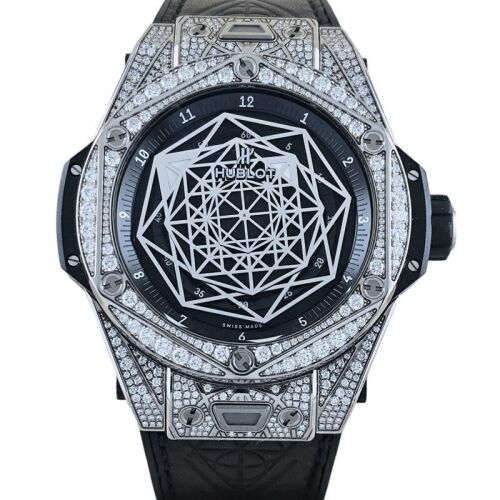 Hublot Big Bang Unico Titanium Pave Sang Bleu 45MM
