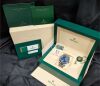 Rolex 116334 Datejust II Azzurro Blue Roman Fluted 41mm 2016 Box & Papers - 2