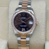 Rolex Datejust 31 Factory Diamond Bezel Chocolate Diamond Dial Ref 178341 - 5