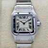 Cartier Santos Galb&eacute;e Small White Romans - 3