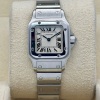 Cartier Santos Galb&eacute;e Small White Romans - 4