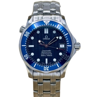 Omega Seamaster 300M Blue Wave Dial 36MM Ref 2551.80.00