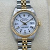 Rolex Lady-Datejust 26 White Buckley Dial Ref 69173 - 2