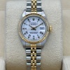 Rolex Lady-Datejust 26 White Buckley Dial Ref 69173 - 4