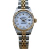 Rolex Lady-Datejust 26 White Big Diamond Dial Ref 69173G