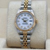 Rolex Lady-Datejust 26 White Big Diamond Dial Ref 69173G - 5