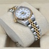 Rolex Lady-Datejust 26 White Big Diamond Dial Ref 69173G - 6