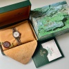 Rolex Lady-Datejust 26 White Big Diamond Dial Ref 69173G - 10
