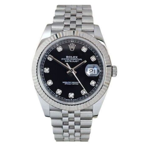 Rolex Datejust 41 Black Diamond Dial 126334
