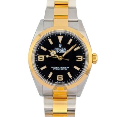 Rolex 124273 Explorer 36 Two Tone 36mm 2024 Box & Papers