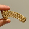 Rolex Datejust 31 White Romans Dial 18K Yellow Gold Presidential - 8