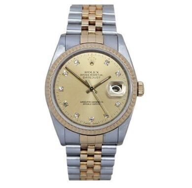 Rolex Datejust 36 Diamond Dial 16233 Box and Papers