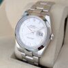 Rolex 126300 Datejust 41 White Roman Dial 41mm 2024 Box & Papers - 4