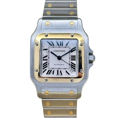 Cartier Santos Galb&eacute;e XL Automatic 18K Yellow Gold