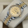 Rolex Datejust 31 Champagne Diamond Dial 18K Yellow Gold Ref 178273 - 7