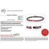"Wholesaler Closing Down Must Be Sold" 14K Rose Gold, Ruby and Diamond, Line Bracelet - 9