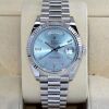 Rolex Date Date Platinum Baguette Dial 2025 New - 8