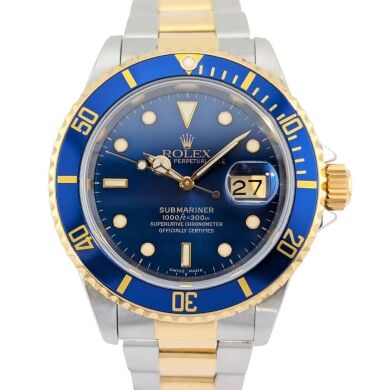 Rolex 16613 Submariner Date Two Tone Bluesy 40mm 1995 W-Serial