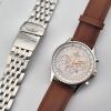 Breitling A41370 Montbrillant Silver Dial 38mm 2010 Service Pouch & Booklets - 3