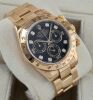 Rolex Daytona 116528 Yellow Gold Black Diamond Dial - 4
