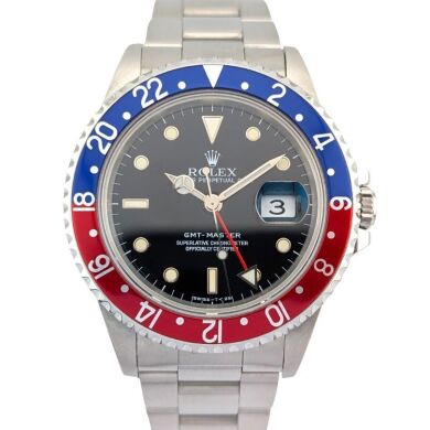 Rolex 16700 GMT-Master Pepsi 40mm 1995 RSC Card & Pouch