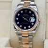 Rolex Datejust 36 Black Diamond Dial 18K Rose Gold Ref 116231 - 5