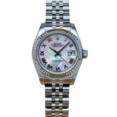 Rolex Lady-Datejust 26 Mother Of Pearl Dial Ref 179174