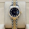 Rolex Lady-Datejust 26 Black Anniversary Diamond Dial Ref 179173G 18K Yellow Gold - 4