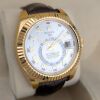 Rolex 326138 Sky-Dweller Silver Roman Dial 42mm 2017 Box & Papers NOS - 3