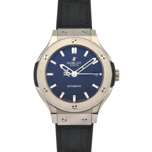Hublot 565.NX.1170.LR Classic Fusion Titanium Black Dial 38mm 2014 Box & Papers
