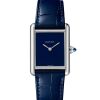 Cartier WSTA0114 Tank Must de Cartier Blue 25.5mm 2025 Box & Papers UNWORN