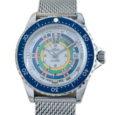 Mido Ocean Star Decompression Timer 1961 Turquiose