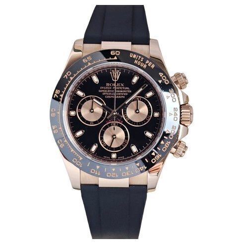 Rolex Daytona 116515LN Black with Pink Counters