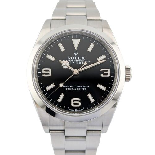 Rolex 124270 Explorer 36 Black Dial 36mm 2021 Box & Papers