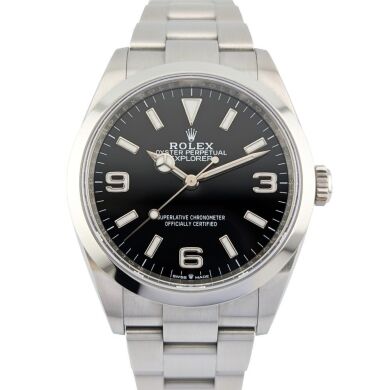 Rolex 124270 Explorer 36 Black Dial 36mm 2021 Box & Papers
