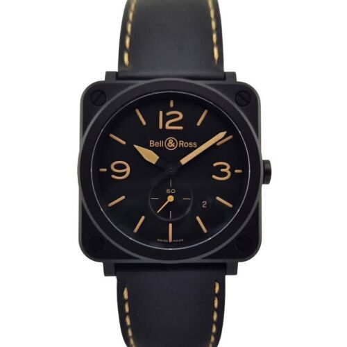 Bell & Ross BRS-64-CMBL Ceramic Black Matte 2016 Box & Papers