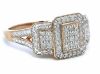 Diamond Ring in 9ct Yellow Gold with TDW 0.50ct - 2