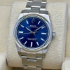 Rolex Oyster Perpetual 34 Sunburst Blue Dial Ref 124200 2022 - 5