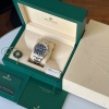 Rolex Oyster Perpetual 34 Sunburst Blue Dial Ref 124200 2022 - 8