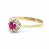 Ruby and Diamond set ring in 9ct Yellow Gold - 3