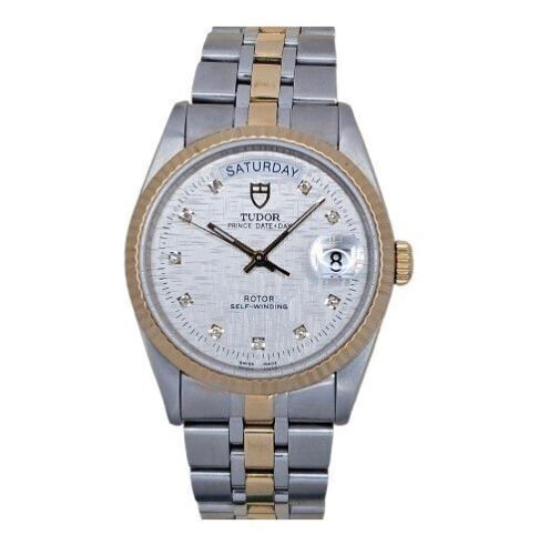 Tudor Prince Date Day Diamond Dial 76213G