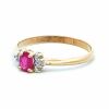 Ruby and Diamond set ring in 9ct Yellow Gold - 3